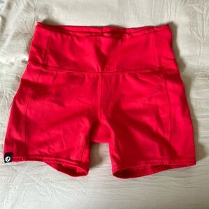 Oiselle Red Shorts